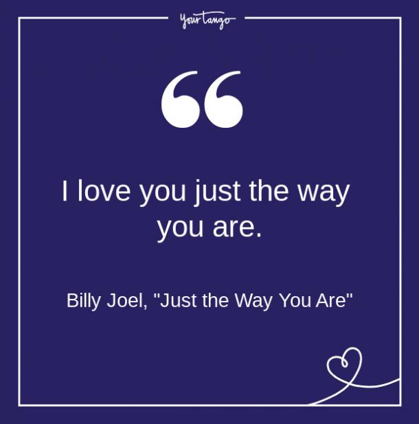 La canción de Billy Joel Cuotas From Love Lyrics