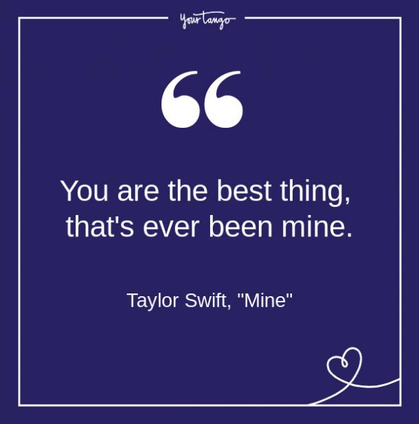 Taylor Swift Song Cuotas From Love Lyrics